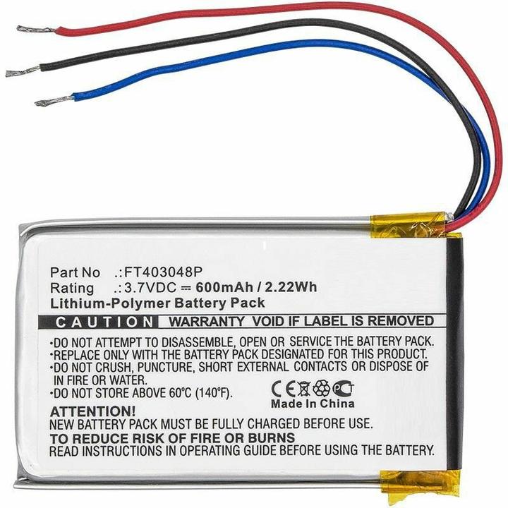 Produktbild CoreParts Battery for Jbl Speaker (1 Zellen, 600 mAh)