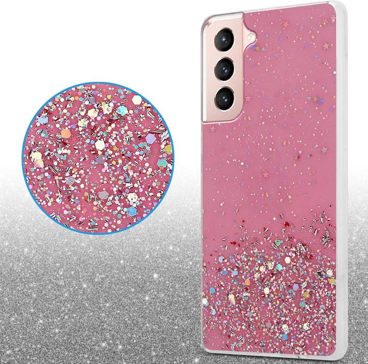 Image du produit Cadorabo Couverture TPU paillettes scintillantes (Samsung Galaxy S21 5G)