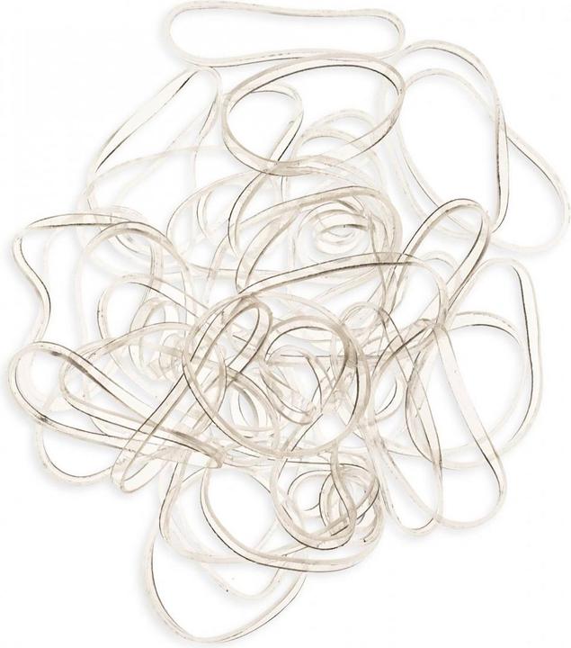 XanitaliaPro Transparentes Gummi Haarband, Gross (Haargummi)
