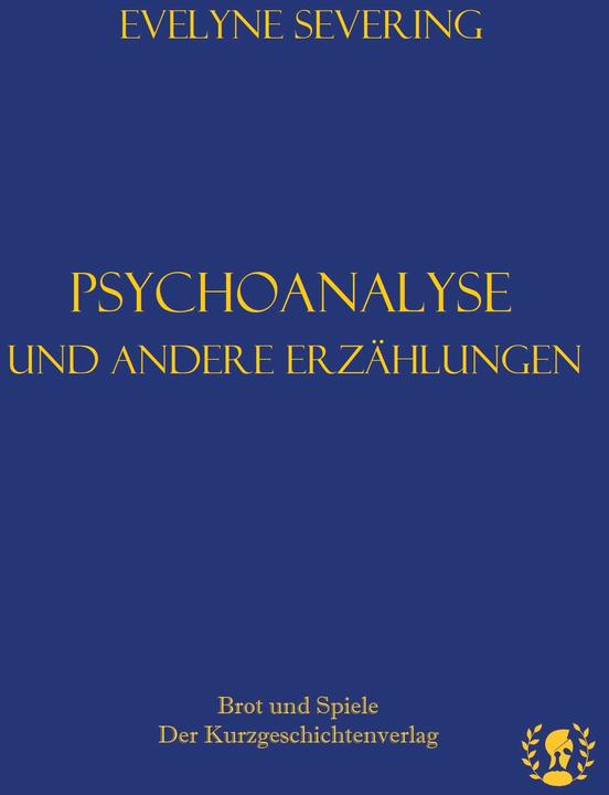 Actual product image Psychoanalyse (Severing Evelyne, German)