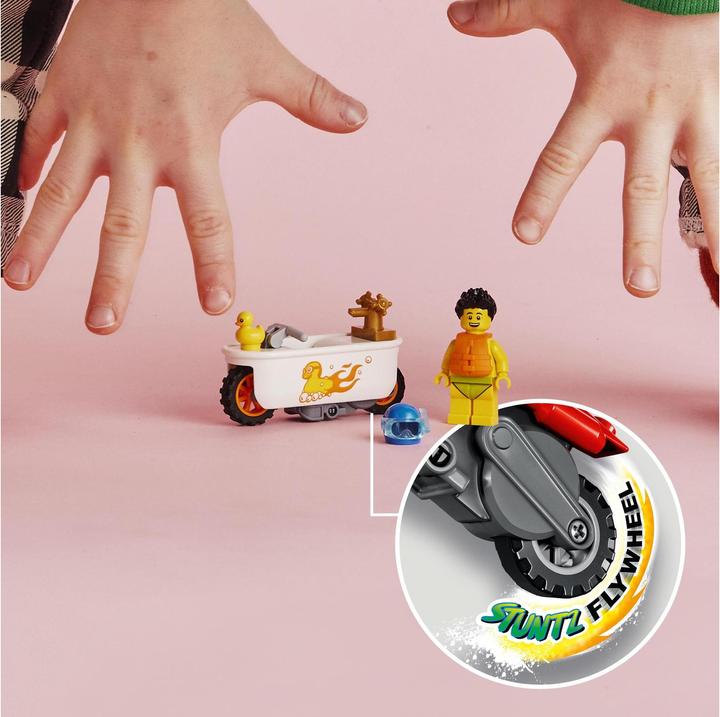 Actual product image LEGO Bathtub stunt bike (60333, LEGO City)