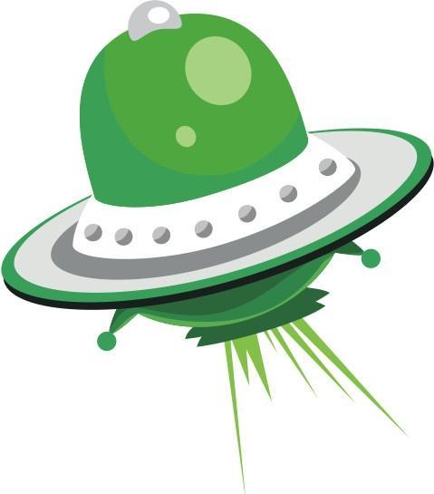 Image du produit Bügelbilder Bügelbild ComicStar UFO