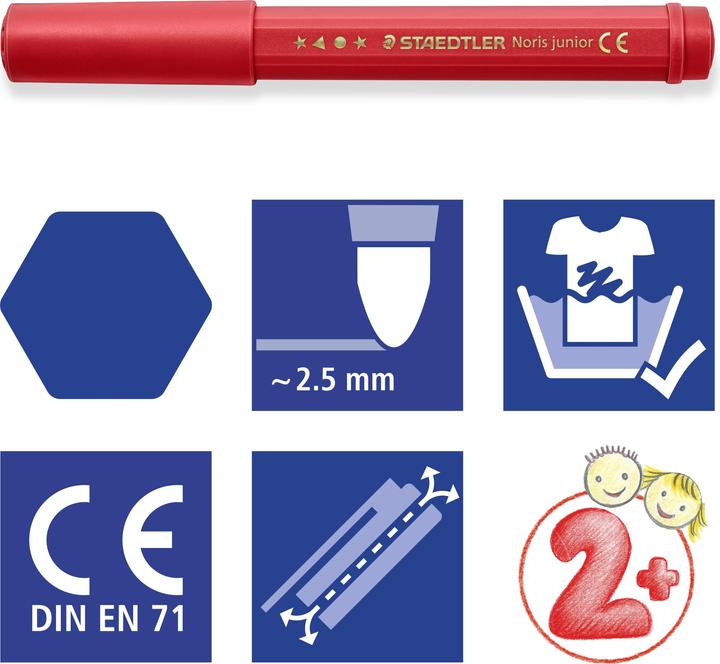 Produktbild Staedtler Fasermaler (Multi, 12 x)