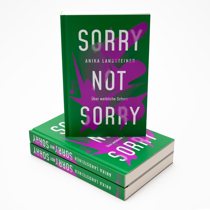 Actual product image Sorry not sorry (German, Anika Landsteiner, 2024)