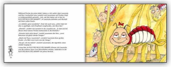 Actual product image Familie Laus zieht aus! Das fröhlich illustrierte Vorlese- und Mitmachbuch zum Thema Kopfläuse (German, Heike Georgi, Roswitha Schweizer, Sigrun Eder, 2022)