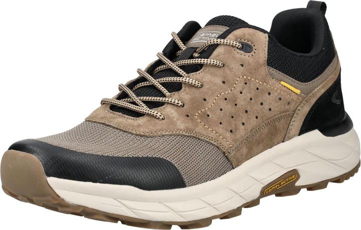 Camel Active Sneaker pig nubuk/textile SCHLAMM/SCHWARZ