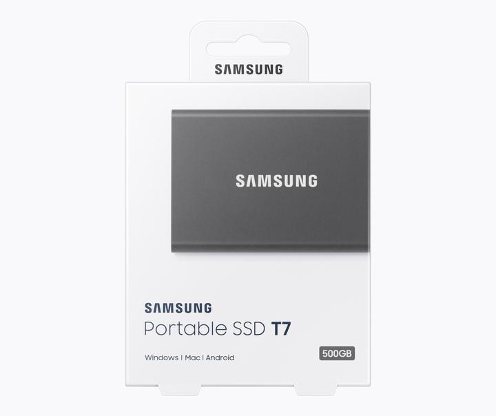 Image du produit Samsung Portable T7 Titan Grey (500 Go)