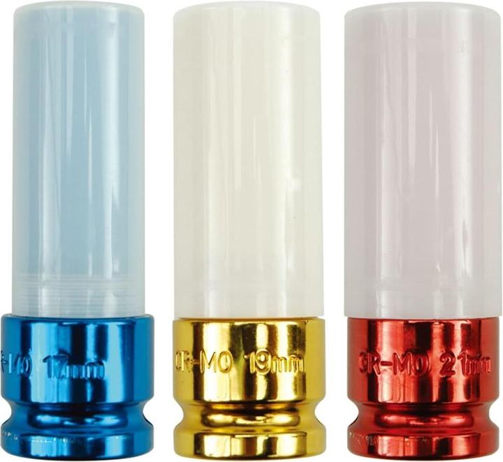 Yato Profi Kraft 1/2" Steckschlüsselsatz für Alufelgen YT-1056 Schoneinsätze (1/2")
