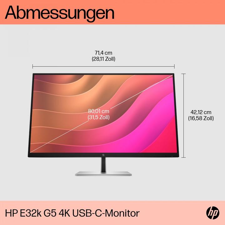 Actual product image HP E32k G5 (3840 x 2160 Pixels, 32")
