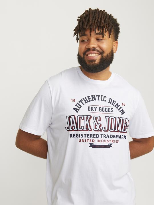 Produktbild Jack & Jones Jjelogo Tee Ss O-Neck 2 Col Aw24 S Pls (XXL)
