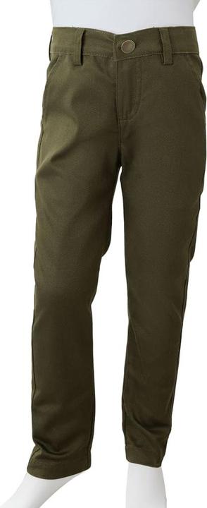 Actual product image VidaXL Children's trousers khaki 104,Material: 60 % cotton. 37 % polyester (104)