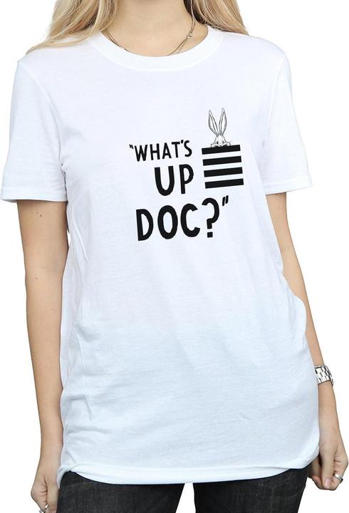 Image du produit Looney Tunes - T-shirt BUGS BUNNY WHAT'S UP DOC STRIPES - Femme (XXL)