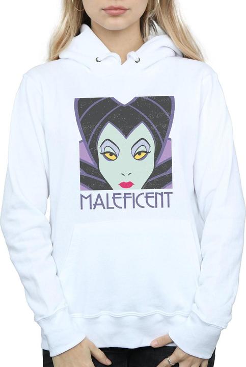Immagine prodotto Disney Maleficent Cropped Head Felpa con Cappuccio Donna (XL)