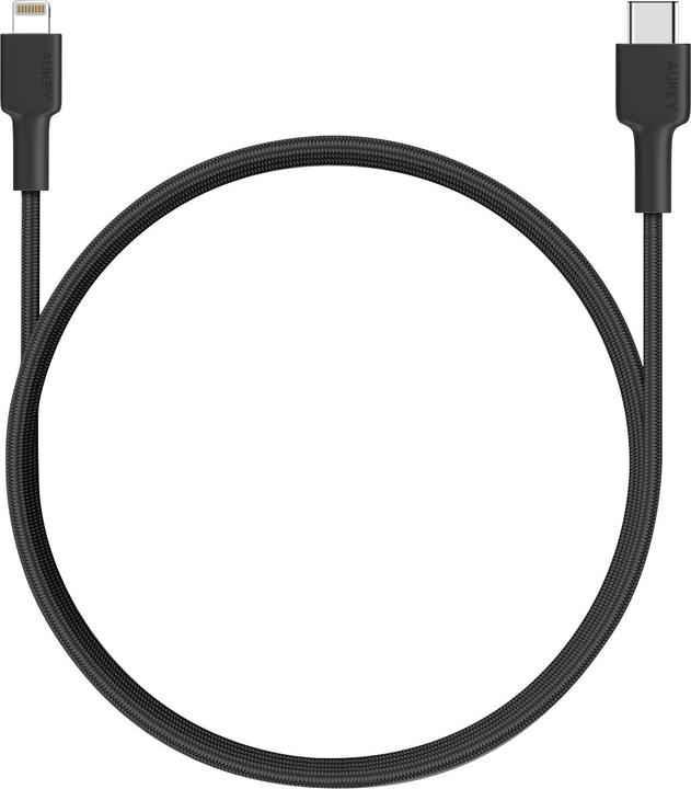 Aukey Braided Nylon USB-C to Lightning Cable 1.8m (1.80 m, USB 2.0)