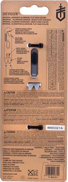 Productafbeelding Gerber Gear Devour Cook Eat Clean Spork Outdoor Spoon