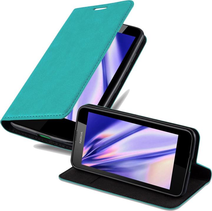 Actual product image Cadorabo Book Invisible Magnet Cover (Nokia Lumia 630)
