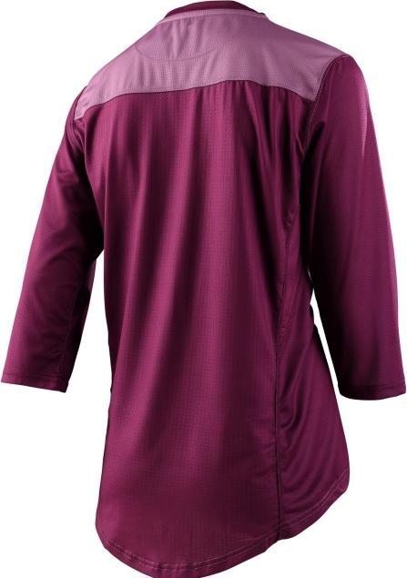 Actual product image Troy Lee Designs Womens Mischief 3/4 Jersey, rosewood, S (S)