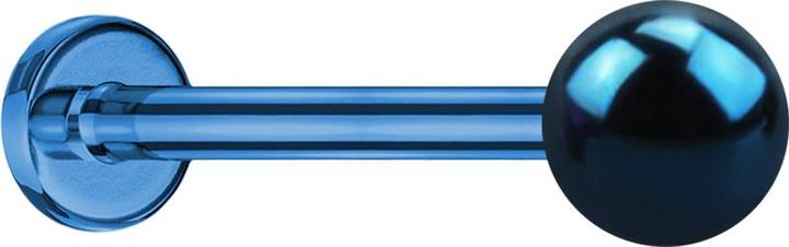 Immagine prodotto Star Piercing Micro Labret blu scuro con pallina (Acciaio chirurgico 316L, senza ottone)