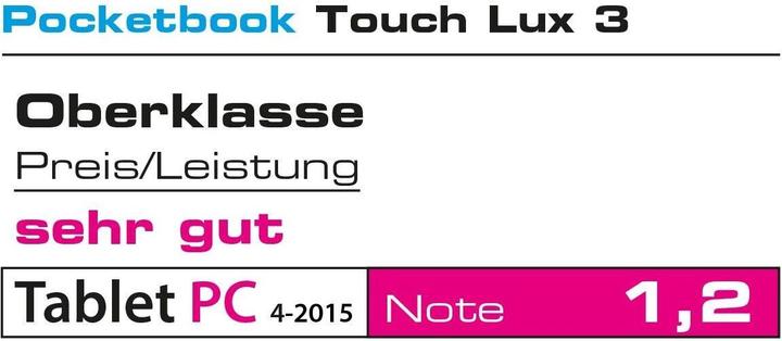 Image du produit PocketBook Touch Lux 3 (6", 4 Go, Blanc)