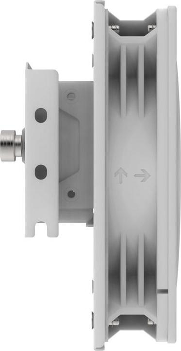 Image du produit Silverstone SST-FDP02W - Support adaptateur de ventilateur externe, ventilateur 120mm inclus, blanc (127 mm, 1 x)