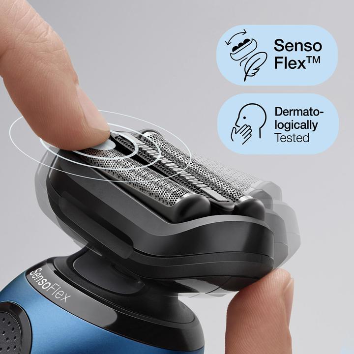 Produktbild Braun Series 6 61-B1000s Foil shaver Black, Blue