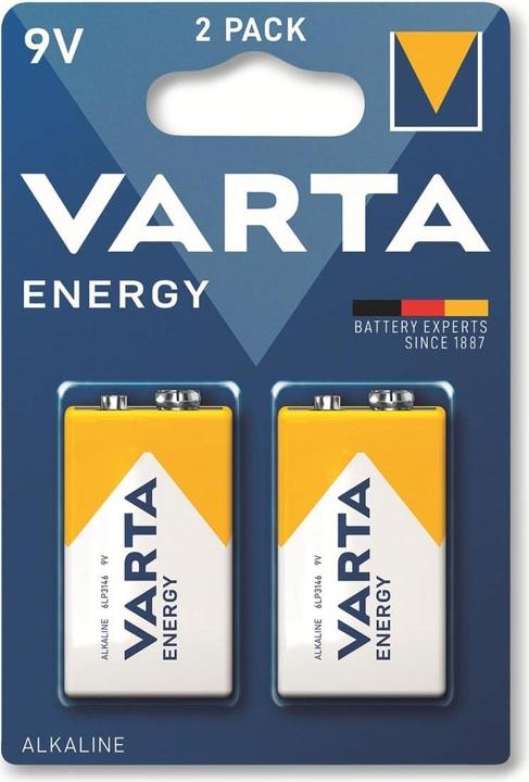Energy Label Varta E-Block 6LR61 9V (2 pcs., 9V Block)