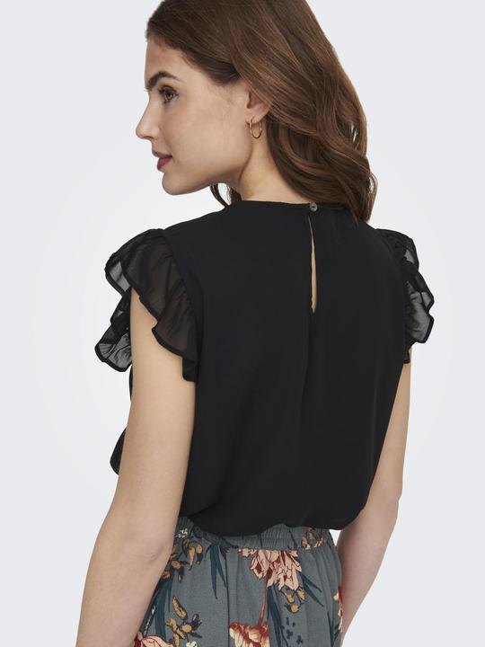 Produktbild Only Rüschen- Oberteil mit kurzen Ärmeln (XL)