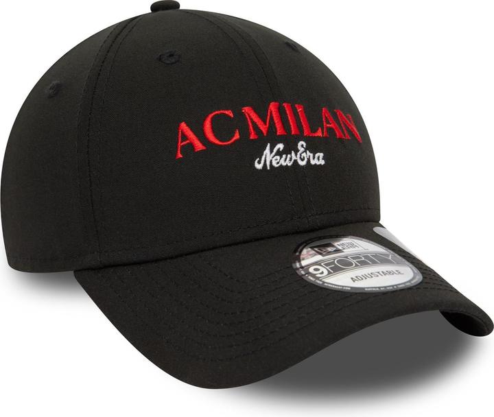 Immagine prodotto New Era 9Forty Cappello Strapback - Wordmark Ac Milan Nero