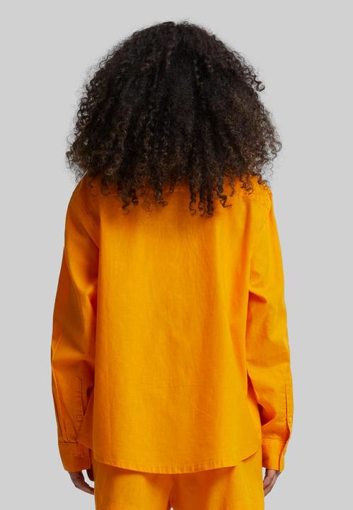 Produktbild Urban Classics Ladies Linen Mixed Oversized Shirt - 165597 (L)