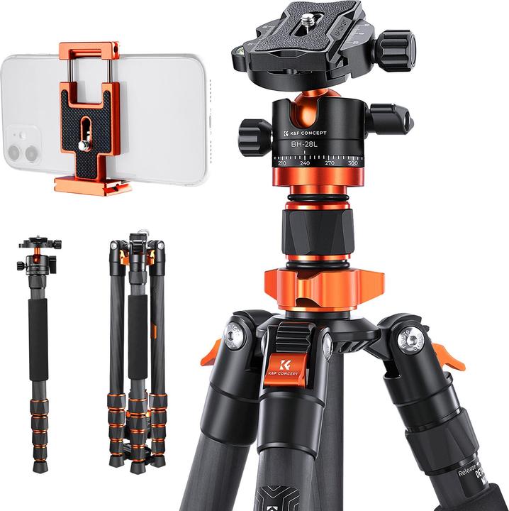 Produktbild K&F Concept Concept Tripod SA255C1 (Carbon)