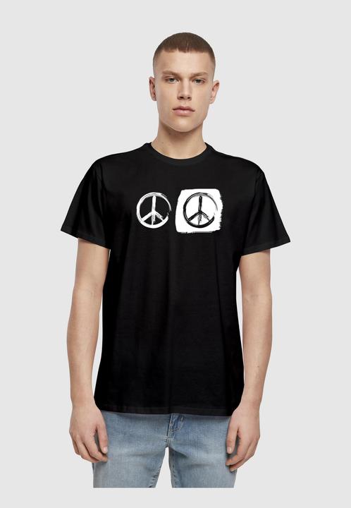Immagine prodotto Merchcode Peace - Maglietta Basic nera Double Peace - 161525 (XXL)