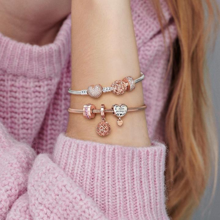 Image du produit Pandora Strudel au coeur (Argent)