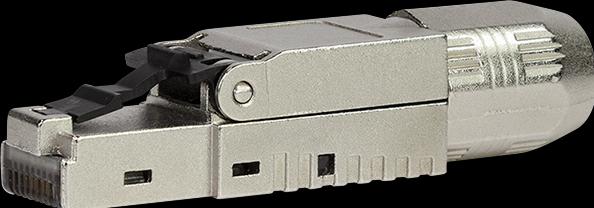Immagine prodotto LogiLink Connettore cablato in campo, Cat.6A, schermato, testato MPTL (Connettore del cavo di rete)