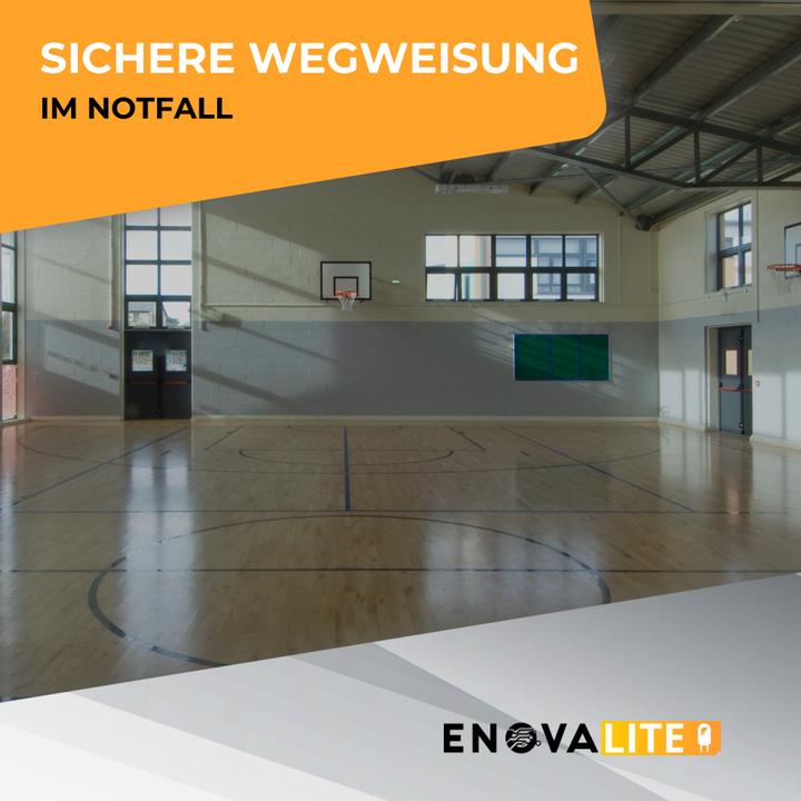 Image du produit Enovalite Luminaire de chemin de fuite à LED, 6 W, Twin Spot, montage mural