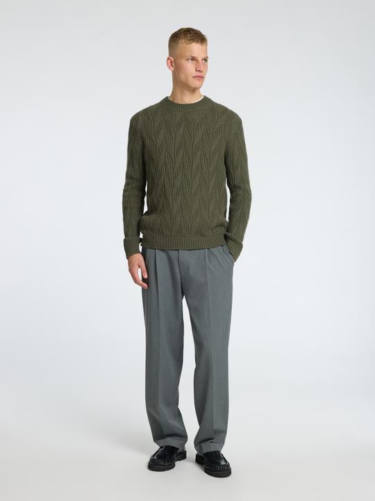 Image du produit Selected Homme Pull en maille torsadée (L)