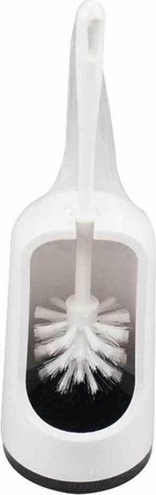 Image du produit Buemag Garniture WC "Solid" blanche 40 cm avec brosse à tête ronde
