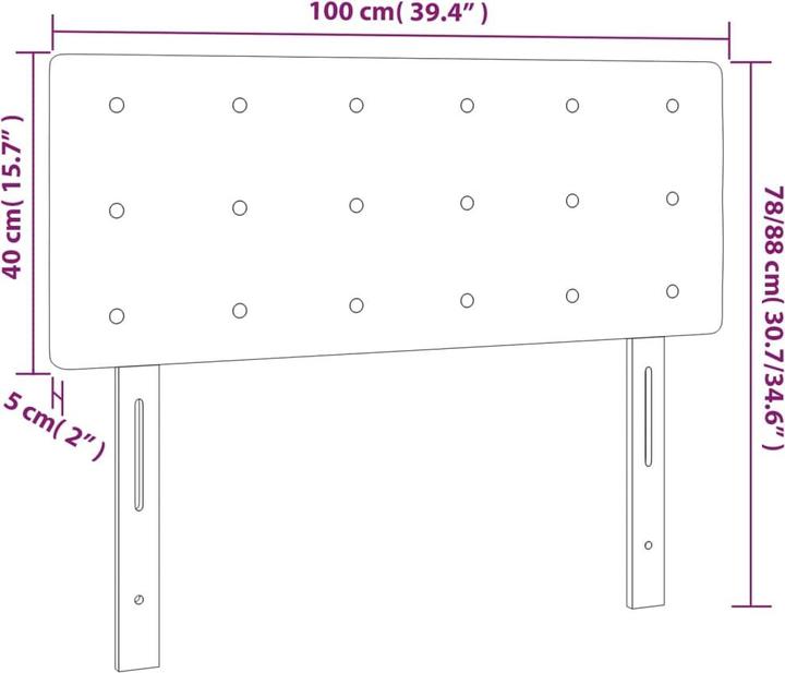 Actual product image VidaXL Kalli (144 x 5 x 88 cm)