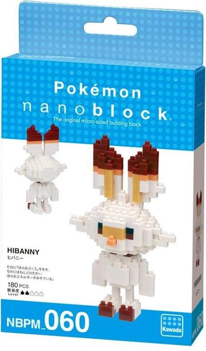 Produktbild Nanoblock Pokemon Scorbunny Flambino Hopplo
