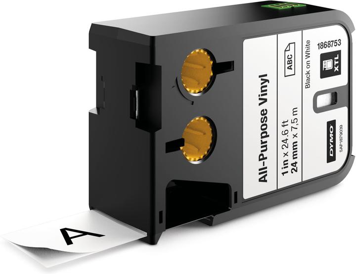 Actual product image Dymo XTL Font tape, Vinyl (2.40 cm, Black)