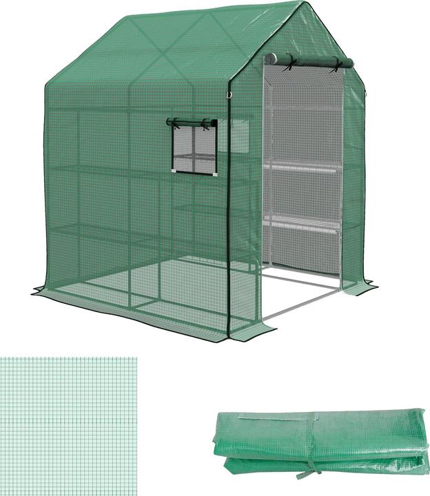 Image du produit Outsunny Film de rechange pour serres en film plastique 140 x 143 cm