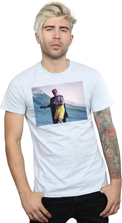 Actual product image Mens Batman TV Series Surfing Still T-Shirt (L)
