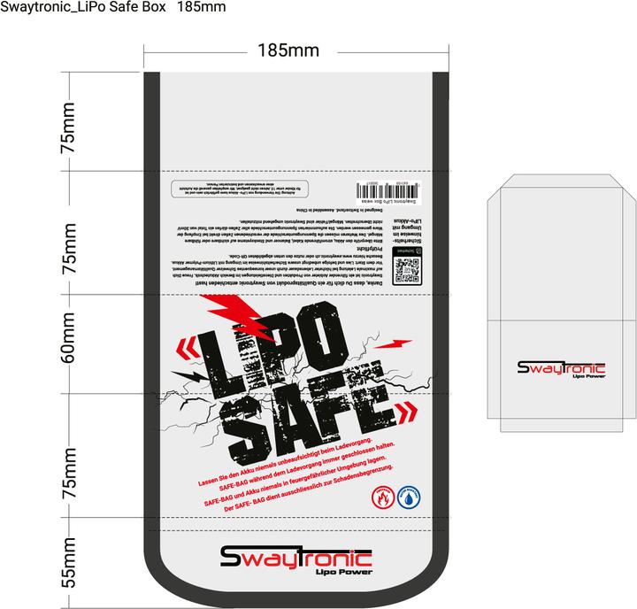 Produktbild Swaytronic LiPo Box S (18.50 cm, 7.50 cm)
