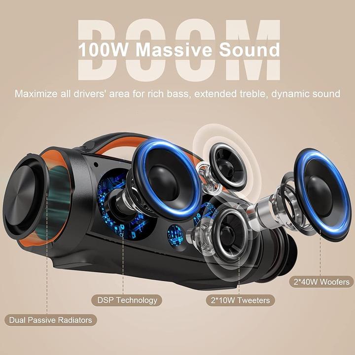 Image du produit Doss Extreme Boom+ - Bluetooth Lautsprecher (20 h, Fonctionnement sur batterie)