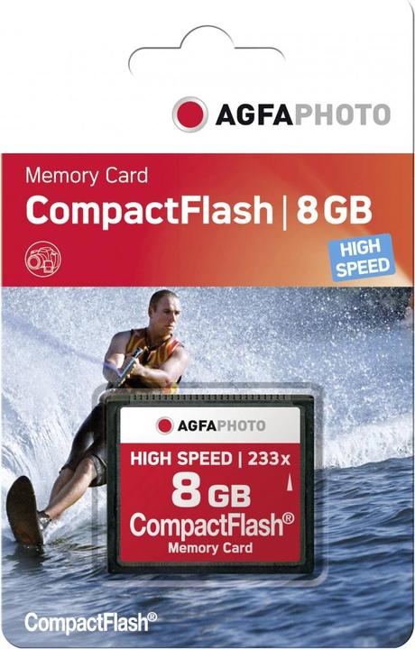 Produktbild AGFAPHOTO Compact Flash 8GB High Speed 233x MLC (8 GB, CF)