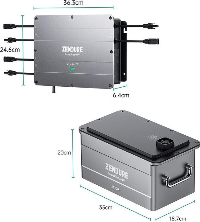 Productafbeelding Zendure SolarFlow Set Smart PV Hub met uitbreidingsbatterij