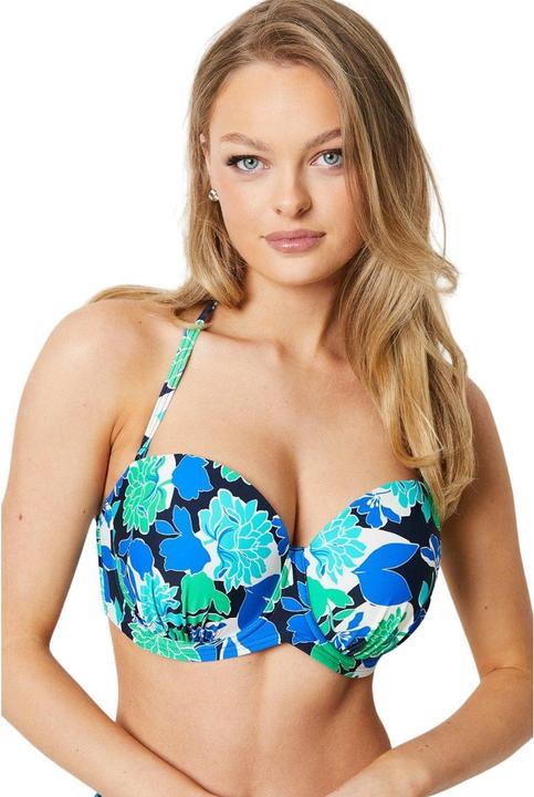 Immagine prodotto Universal Textiles Top Bikini Fiori Audaci Senza Spalline Donna (70 H)