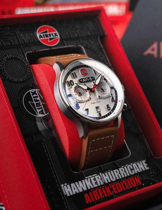 Image du produit AVI-8 AV-4088-06 Hawker Hurricane Dual-Time (Montre pilote)