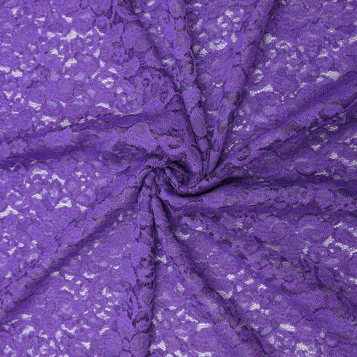 Image du produit Stoffrestposten Dentelle scintillante - Violet - quantité minimale de vente : 1 mètre