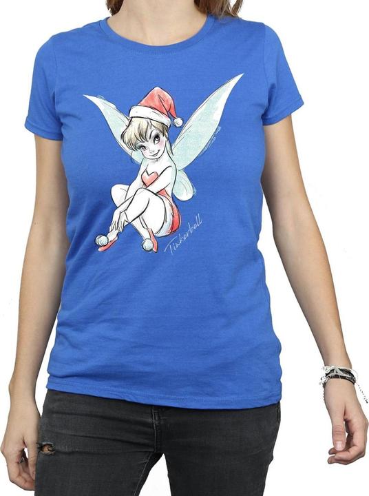 Immagine prodotto Disney Tinkerbell Christmas Fairy Maglietta Donna (XXL)