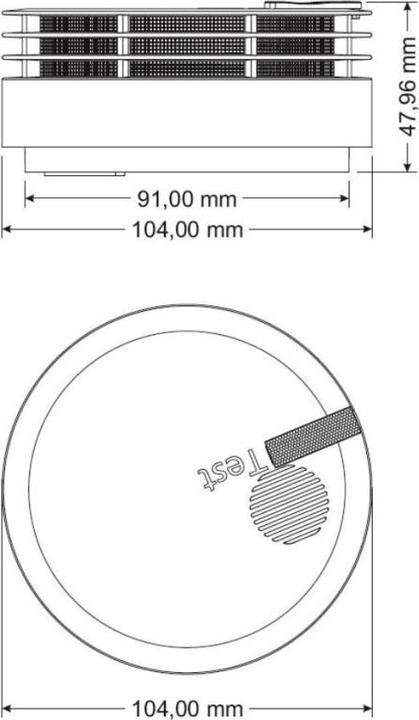 Actual product image Hekatron Genius Plus X